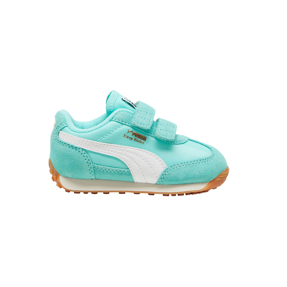 Puma Easy Rider / винтажные слипоны для маленьких девочек; зеленые кроссовки; повседневная обувь 39970