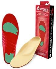 10 Seconds 3030 Pressure Relief (All Sizes) Insole with Metatarsal Support