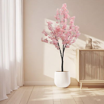Cherry Blossom Bonsai Styled Artificial Tree 4FT/5FT/6FT Pink Sakura Tree
