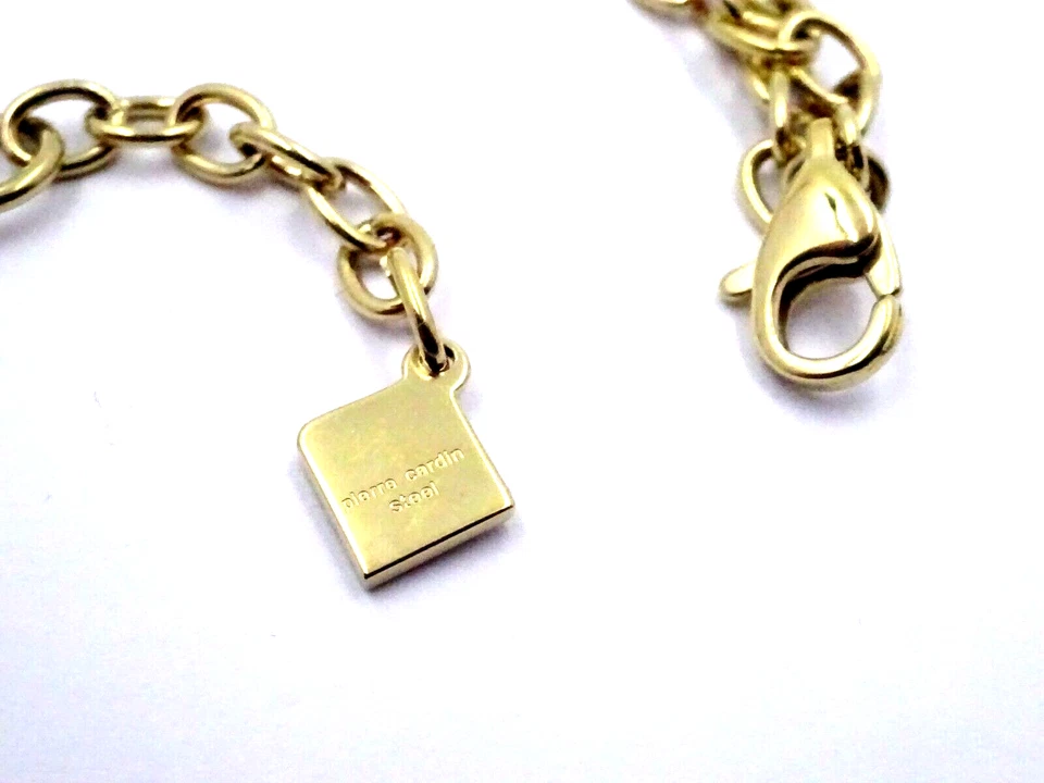 Pierre Cardin Damen Armband Edelstahl vergoldet 20 cm Zirkonia Luxus Trendig - Bild 4 von 4