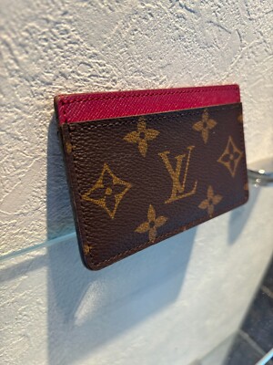 LOUIS VUITTON M60703 Monogram Porte Cult Simple Business Card