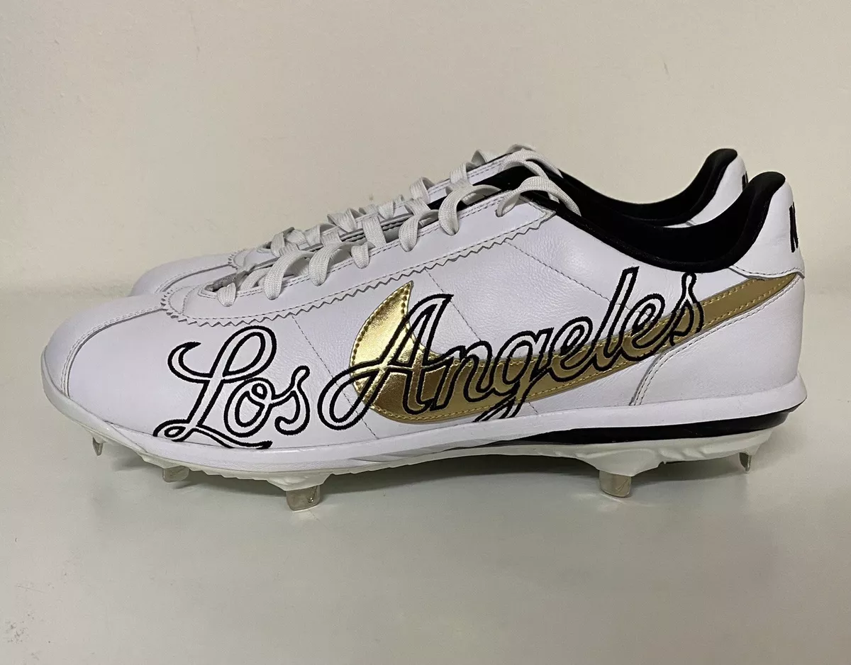 Nike Lunar Cortez 2022 All Star Sz 15 White Black Baseball Cleats CV5565 101