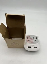 TESSAN TS-WM02-JP Travel Adapter 2 USB 2 Outlets
