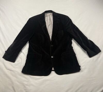 Boss Hugo Boss Blazer Mens 40 Black Dillards Soft Jacket SEE