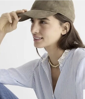 J. CREW Baseball Cap Hat In Warm Bayleaf New With Tag NWT J.Crew $60 Women main image 2