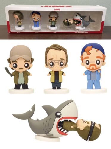 Jaws Pokis Rare Mini Figures SD Toys Chief Brody Hooper Quint Bruce the Shark - Picture 1 of 19