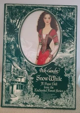 Vintage 1987 Snow White Peck Gandre Paper Doll Book 12" Complete Partially Cut