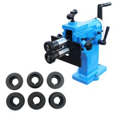 8" Throat BEAD BENDER Machine 18 Gauge Bending Roll 4 Roller Die Sets