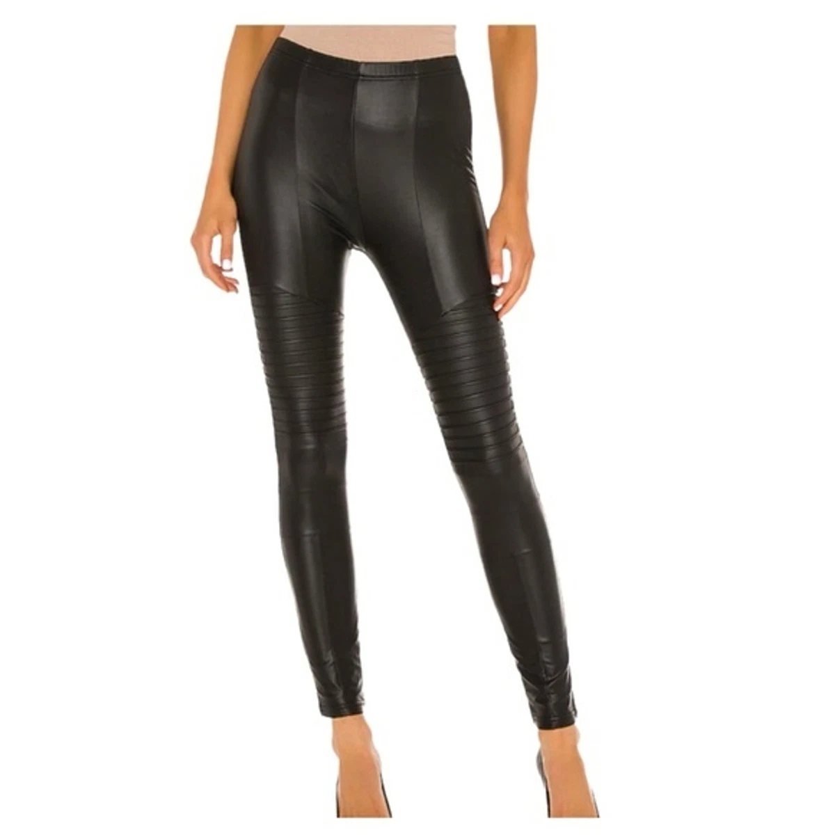 Black moto leggings