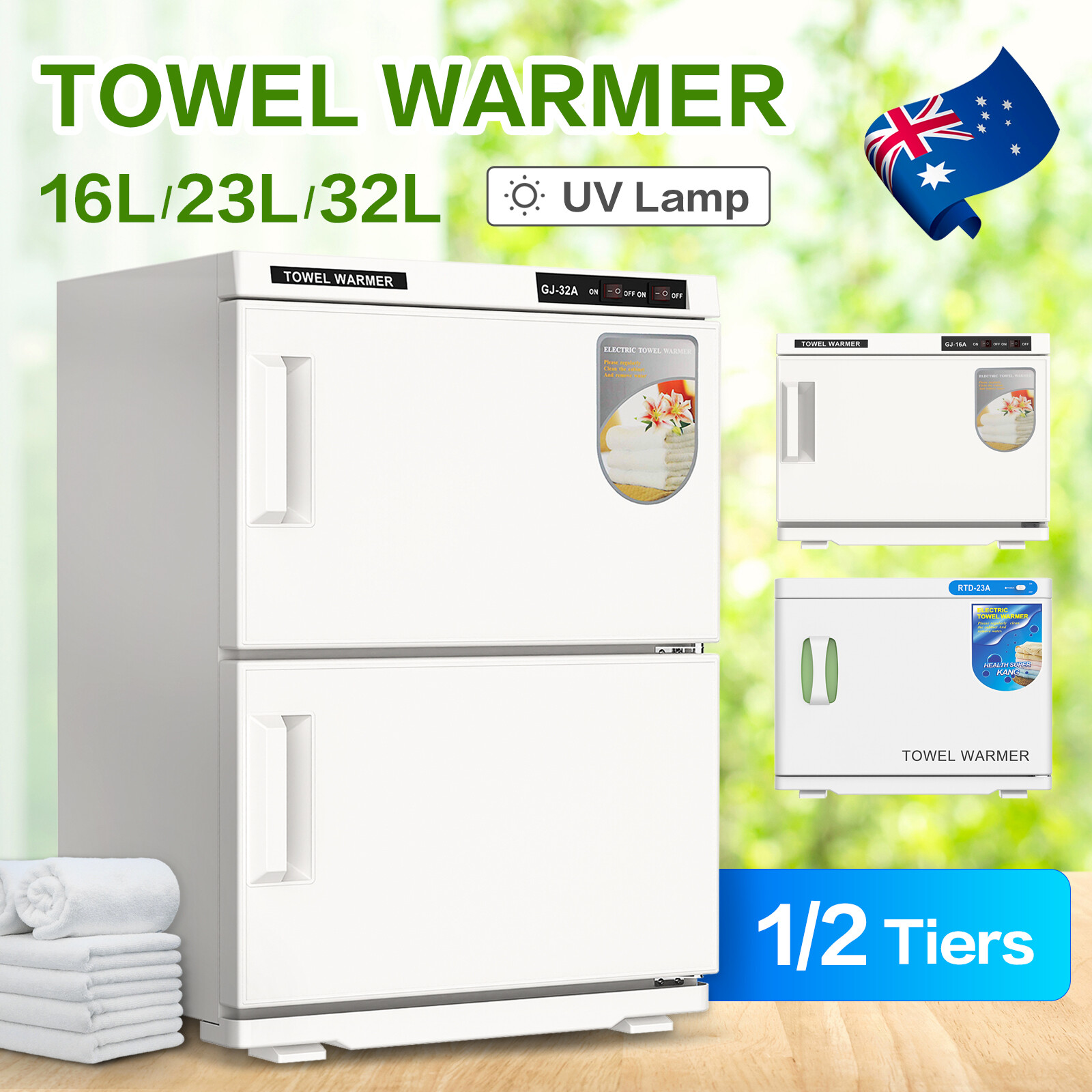 1632L Hot Towel Warmer UV Sterilizer Heater Salon