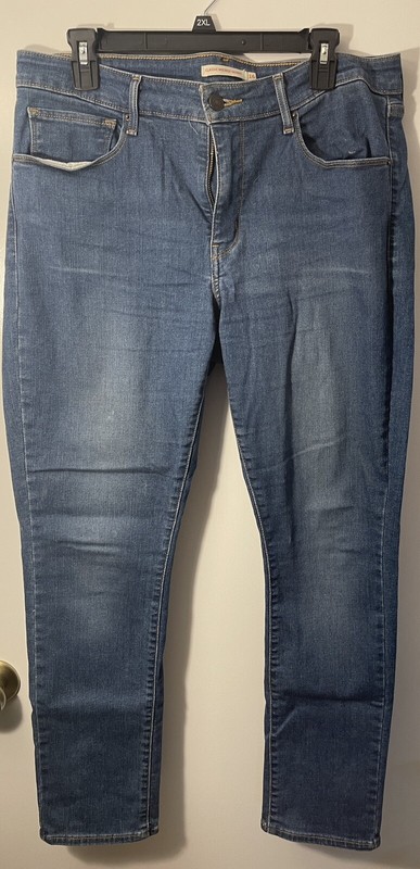 Levi’s Mid Rise Skinny Jeans Women Size 16M Stretch Denim