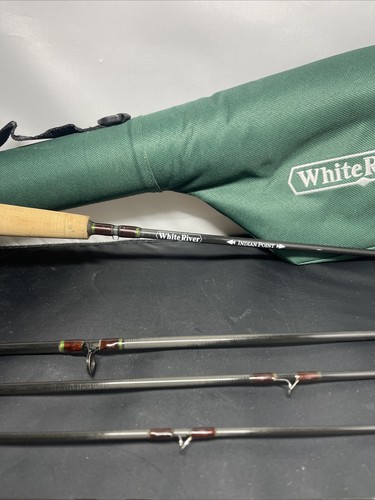White River Fly Rod "Indian Point" 8'6" #5 w/White River #5 Reel and Case - 第 4/10 張圖片