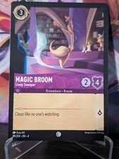 Disney Lorcana - Ursula  s Return - Magic Broom - Lively Sweeper 49/204 Non Foil