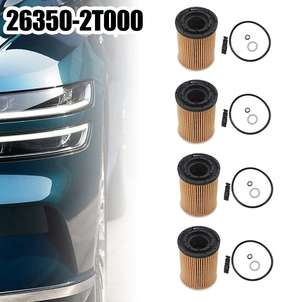 Engine Oil Filters for Genesis GV70 GV80 G80 20212023 Set of 4 Easy