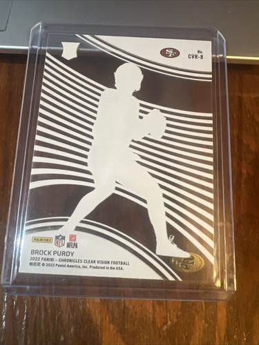 Brock Purdy 2022 Panini Chronicles Clear Vision Rookies RC #CVR-8 49ers - Picture 4 of 6
