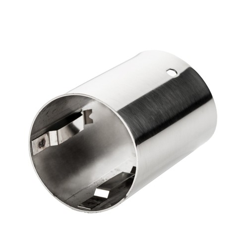Edelstahl Auspuff Endstück Endrohr 2 teilig für AUDI A4 B8 A5 8T 8F Q5 8R - Picture 5 of 9
