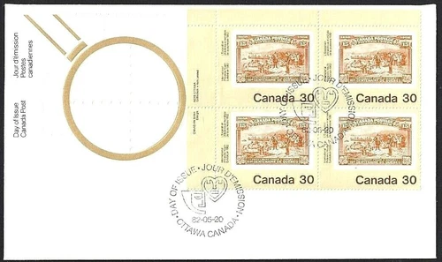 🍁Canada  #910 ULpb   "CHAMPLAIN'S DEPARTURE"   Brand New 1982 First Day Cover