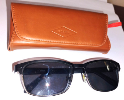 Fossil Eyeglass Frames FOS3000PS Black 51-17-140 w/Case