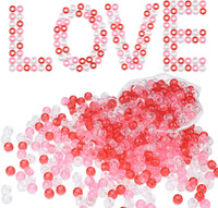 1000 StüCk Rosa Perlen Pony Beads Perlen Bunt, 9Mm Perlen Zum AuffäDeln | Armbä