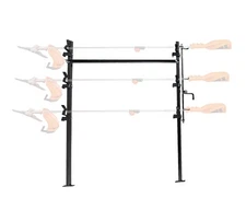 3 Position Lockable Trimmer Rack for Landscaping Truck, Trailer Weedeater Holder