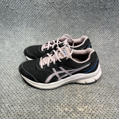 Asics Jolt 3 Black Pink Shoes Size 3.5 Girls