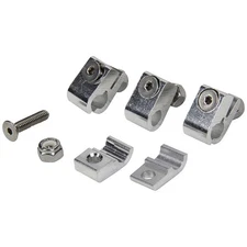 Allstar Performance 18321 2pc Alum Line Clamps 1/4in 4pk
