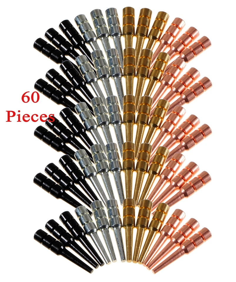 Metal Cribbage Pegs, Friends & Family Set of 60 pegs in 4 Colors, Fit 1/8" hole - Image 2 of 4