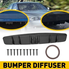 Car 33" Car Rear Bumper Diffuser Splitter Spoiler Wing Trim Universal Carbon Car
