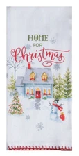New Kay Dee Designs Home For Christmas Village Scene Kitchen Flour Sack Towel