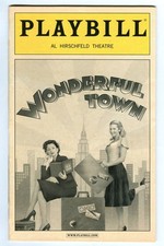 Vintage 2004 WONDERFUL TOWN at Al Hirschfeld Theatre BROADWAY Playbill!