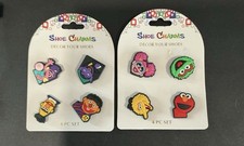 NEW 2 Packs Of Sesame Street Shoe Charms 8 For 2