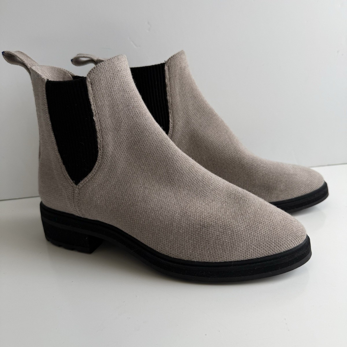 Rothy\'s Merino Wool Chelsea Boots Dark Gray Men\'s‎ Size 13 EUC ~ Rothy main image 2