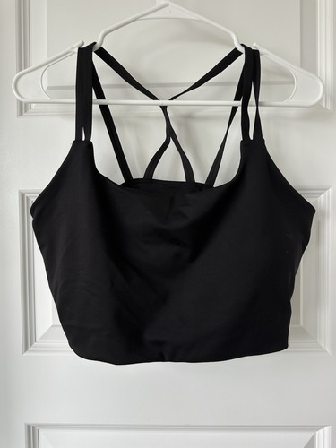 New THE NORTH FACE Women's Dune Sky Black Sports Bra Active Top Womens Size XXL