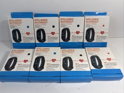 Lot Of 8 M 3 Plus Sport Smart Bracelet multi-functional Smart Watch
