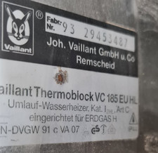 Vaillant Thermoblock VC 185 EU HL  Gebläse , Lüfter