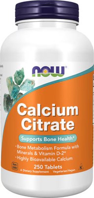 Worldwide 2 X NOW Calcium Citrate -- 250 Tablets