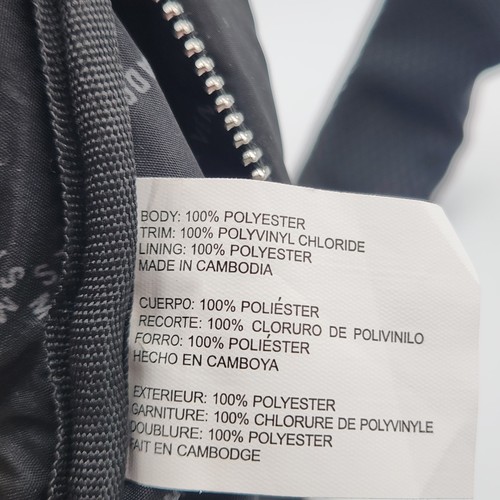Steve Madden Aurora gesteppter Sling Rucksack mit Geldbörse schwarz neu ohne Etikett - Bild 11 von 13