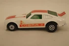 MATCHBOX LESNEY Speed Kings K-60 Ford Mustang Cobra II White/Red 1976 ENGLAND