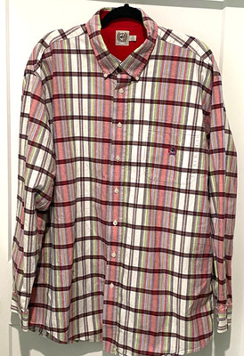 Men's Cinch  (SZ: XLG)  Multi-Color Plaid Lng. Slv. Btn. Dwn. - EUC !!