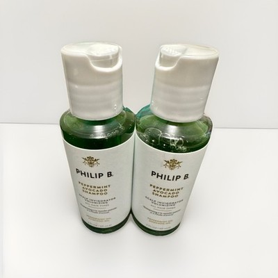PHILIP B Peppermint Avocado Shampoo Scalp Invigorator Volumizing 2 fl oz NEW