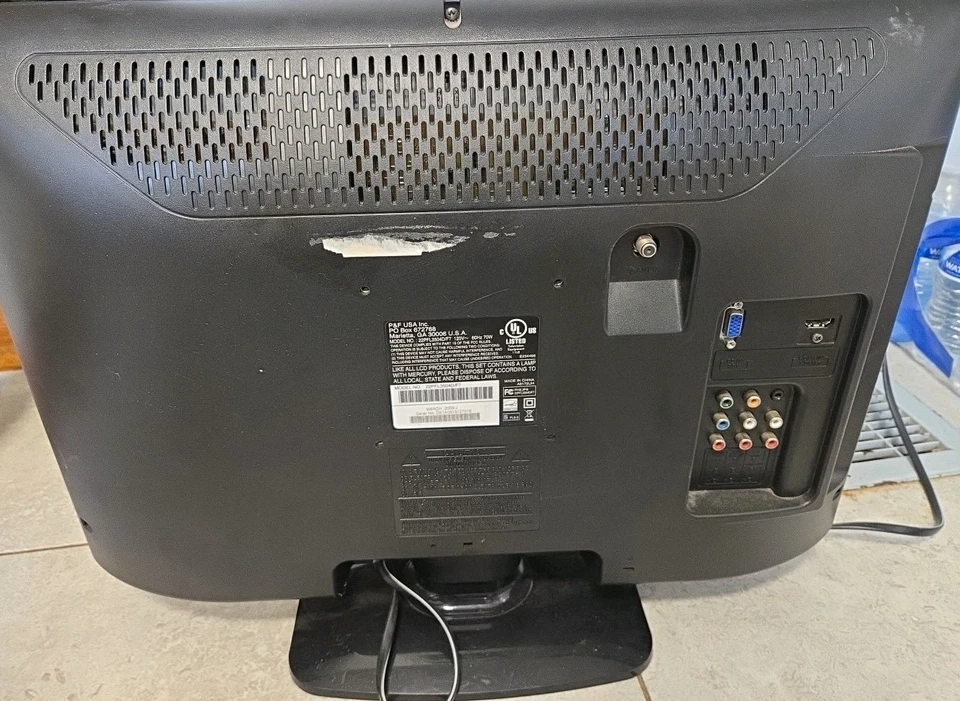 22" LCD HDTV Widescreen HDMI Philips 720p 60hz ATSC 22PFL3504D/F7_NO REMOTE 2009 - Image 2 of 4