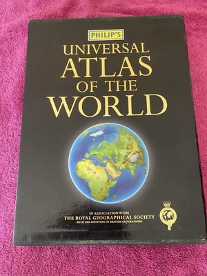 Philips Atlas of the World Map - Image 1 of 4