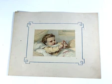 Antique 1800's George Stinson & Co.  Art Publishers Portland, Maine Ad Card
