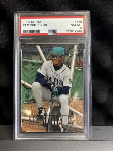 1996 Fleer Ultra - Ken Griffey Jr #126 PSA 8 NM-MT Hall Of famer