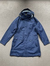 Trespass Rainy Day Waterproof Long Length Rain Jacket Size XXL Navy Blue