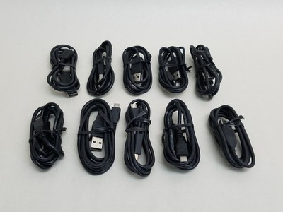 Micro-USB Charging Cable for Smartphone & Other Devices - 10 Pack