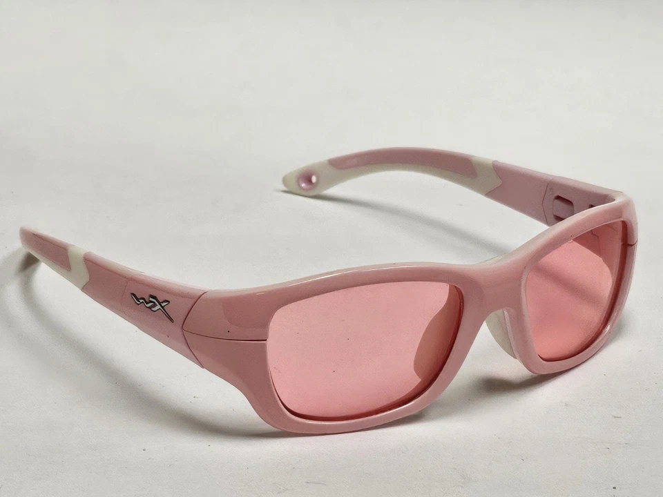 Wiley X Flash Pink White Shock Sport Print Padded Rubber Shock Sunglasses Foto 2 de 4