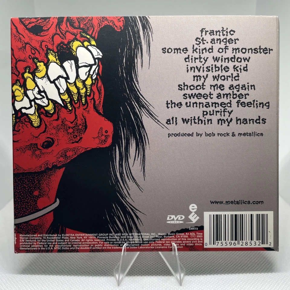 Metallica - St. Anger (LIMITED EDITION !!!!) 2 Disc Digipak CD & DVD 2003 - Image 2 of 4