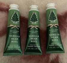 Bath Body Works HAND CREAM VANILLA BEAN NOEL SET OF 3