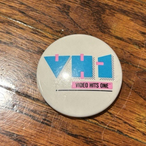 Vintage VH1 Channel Promo Pin Pinback Button